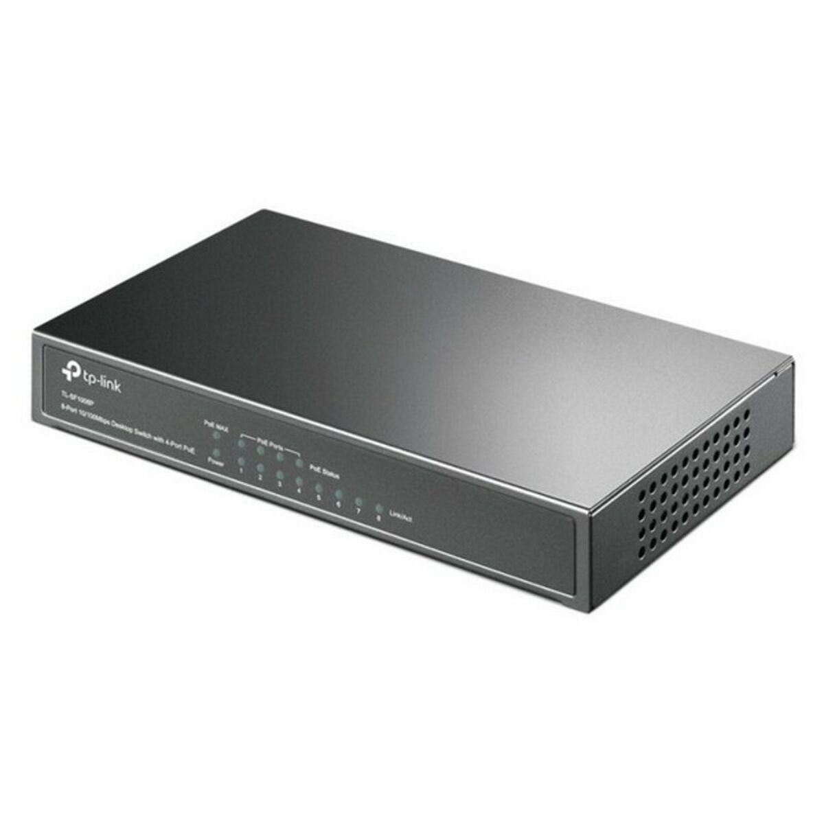 Bordplatesvitsj TP-Link TL-SF1008P RJ45 PoE 1.6 Gbps Svart