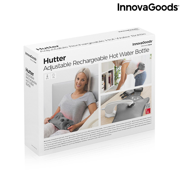 Justerbar påfyllbar varmtvannflaske Hutter InnovaGoods 400W Grå - Image 2
