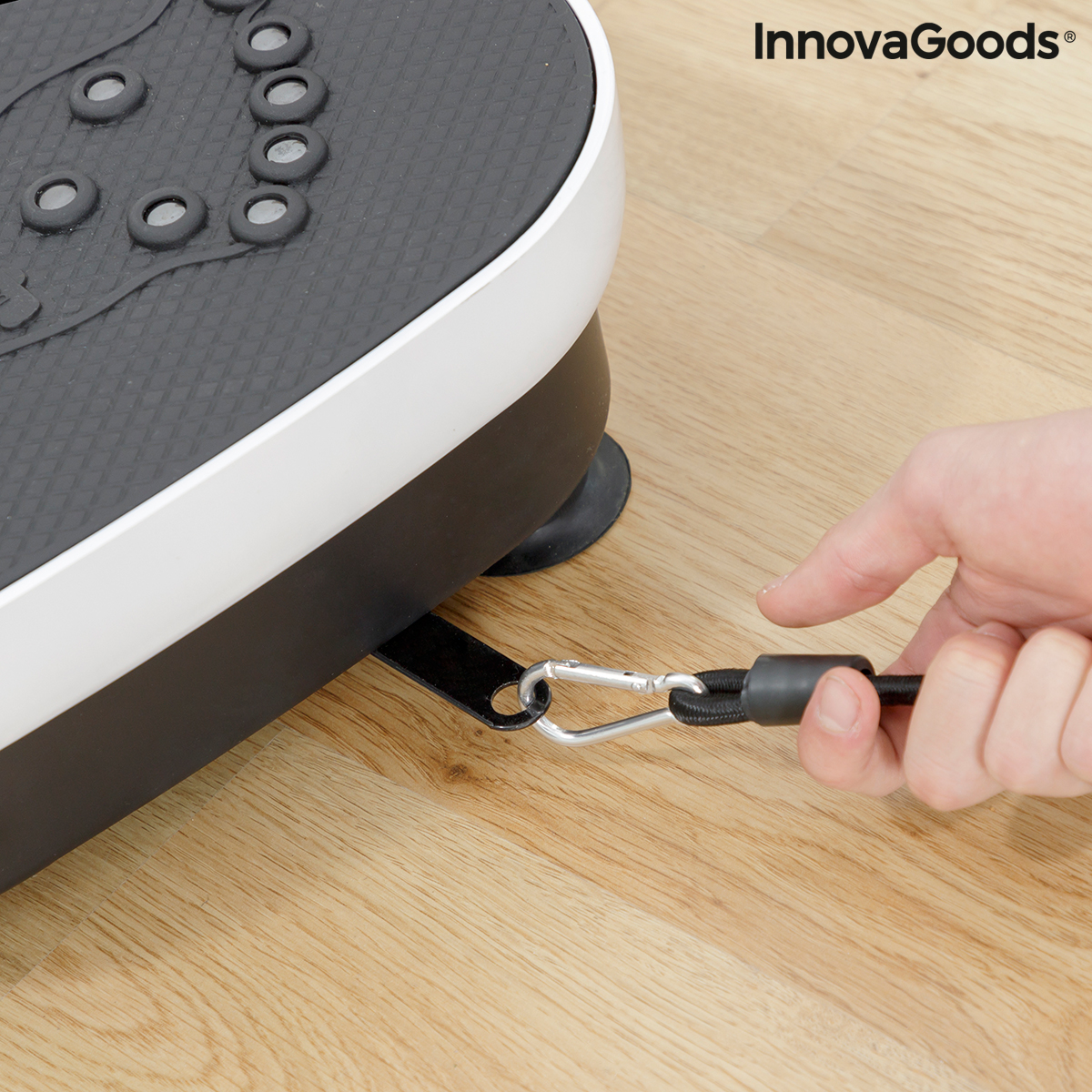 Vibrasjonstreningsplate med tilbehør og treningsguide Vybeform InnovaGoods - Image 24