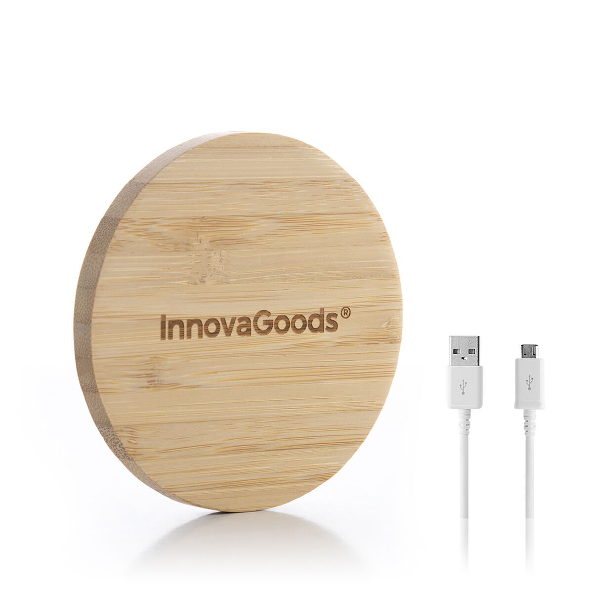 Trådløs lader av bambus Wirber InnovaGoods - Image 13