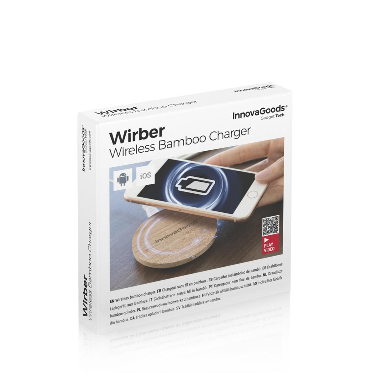 Trådløs lader av bambus Wirber InnovaGoods - Image 11