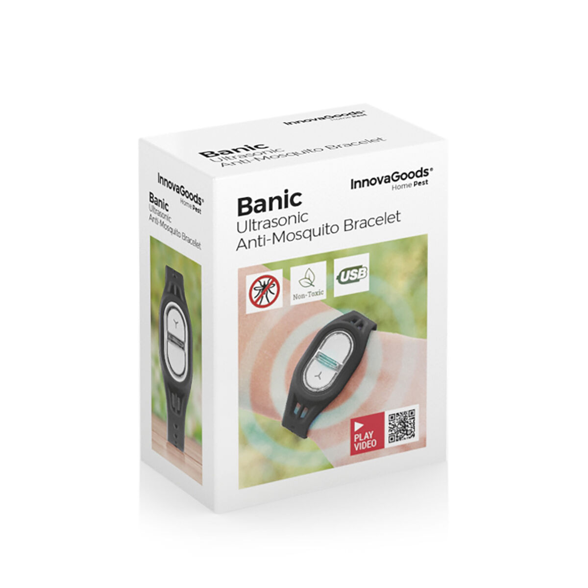 Oppladbart myggavstøtende armbånd ved bruk av ultralyd Banic InnovaGoods - Image 14