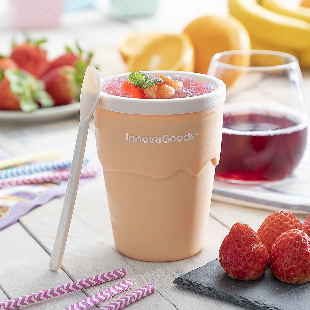 Kopp for Å Lage Iskrem og Slush med Oppskrifter Frulsh InnovaGoods - Image 29