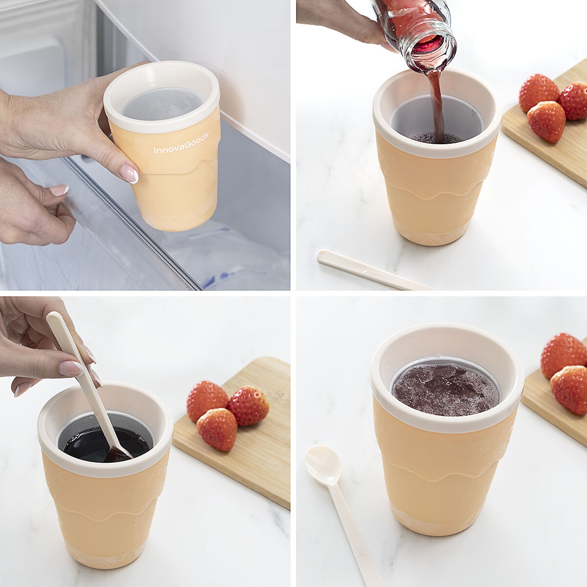 Kopp for Å Lage Iskrem og Slush med Oppskrifter Frulsh InnovaGoods - Image 36